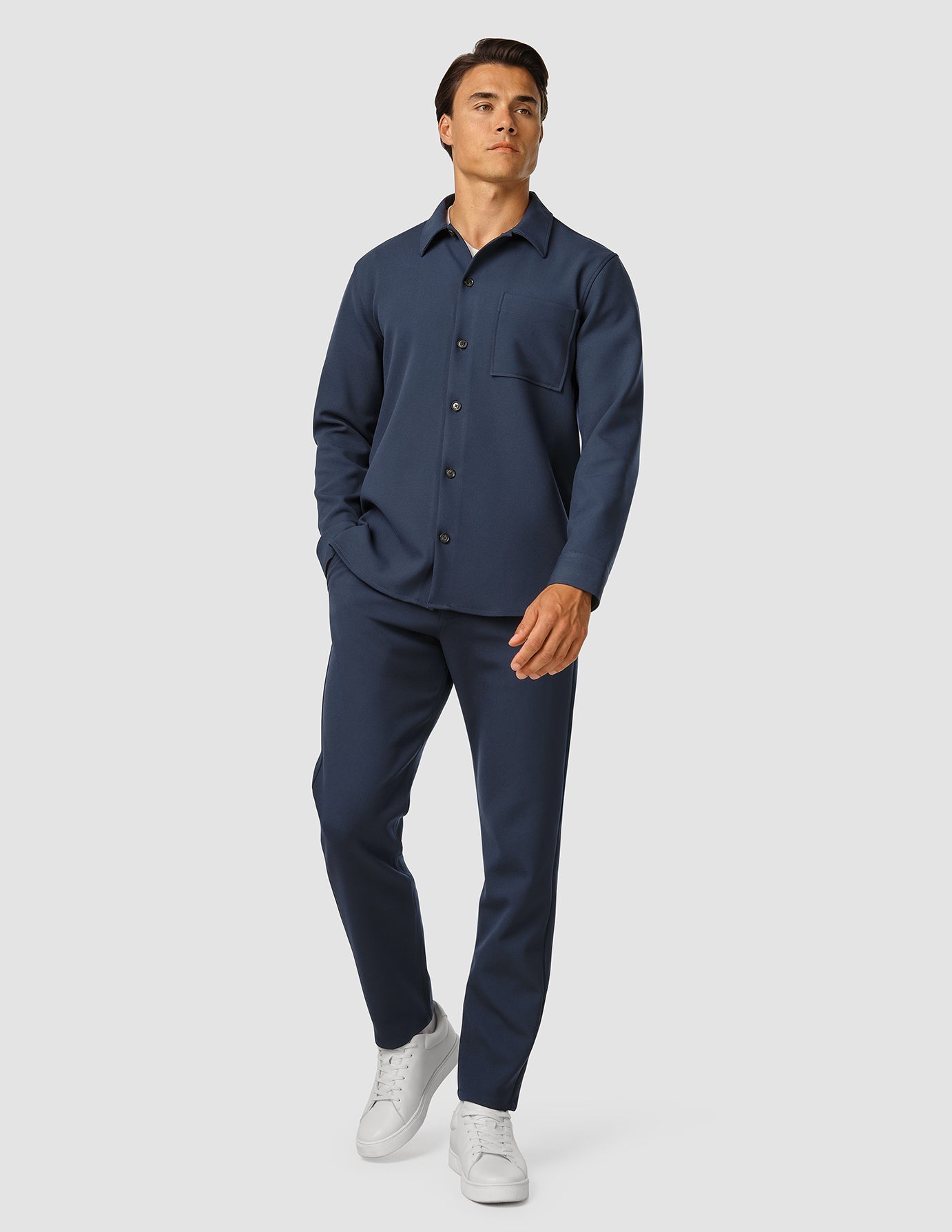 Heavy Edition Transitional Overshirt Dark Navy